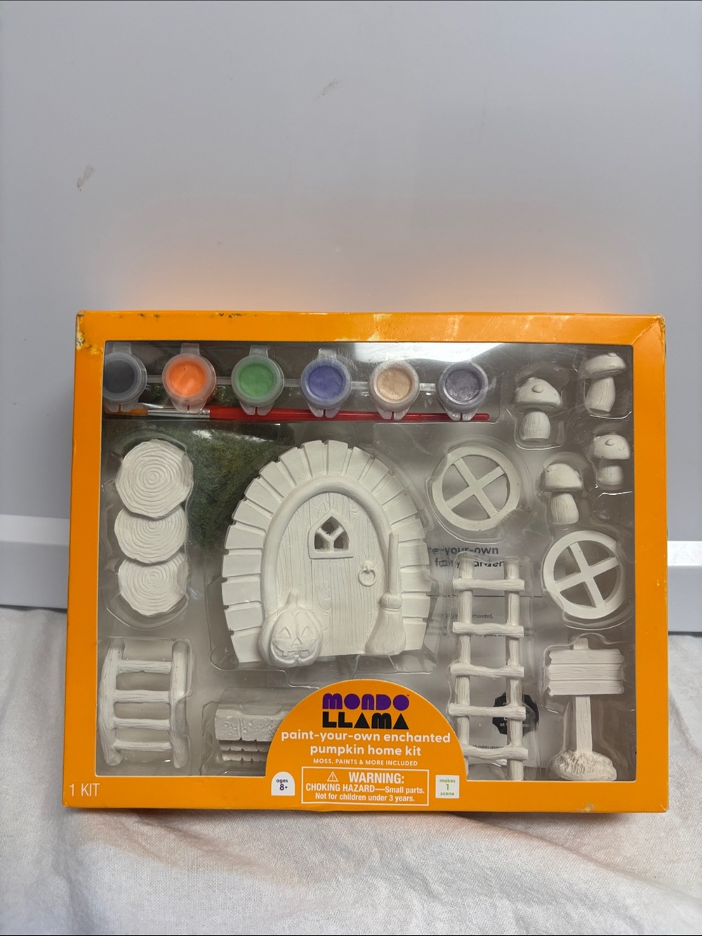 Mondo Llama. Paint-Your-Own Enchanted Pumpkin Home Kit -